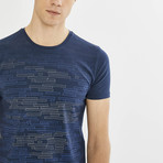 Bricks T-Shirt // Navy Blue (S)
