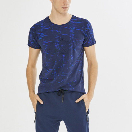 Overlimit T-Shirt // Navy Blue (S)