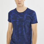 Overlimit T-Shirt // Navy Blue (L)