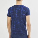 Overlimit T-Shirt // Navy Blue (L)