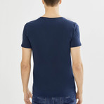 Basic T-Shirt V2 // Navy Blue (2XL)