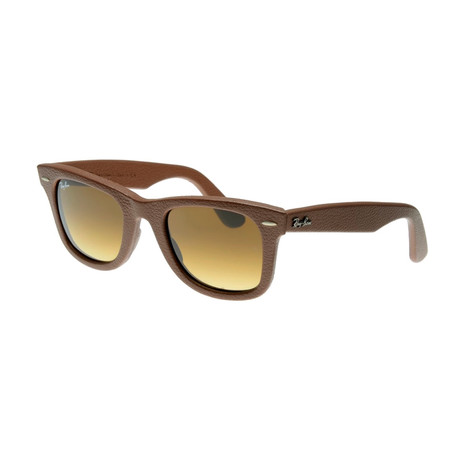 Ray-Ban // Unisex Wayfarer Sunglasses // Leather Brown + Brown