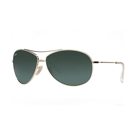 Ray-Ban // Unisex Aviator Sunglasses // Gold + Green