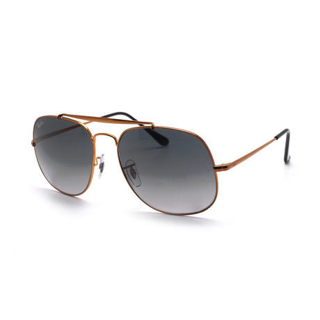 Ray-Ban // Unisex Navigator Sunglasses // Bronze Copper + Gray Gradient