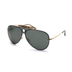 Ray-Ban // Men's Shield Frame // Gold + Green Classic