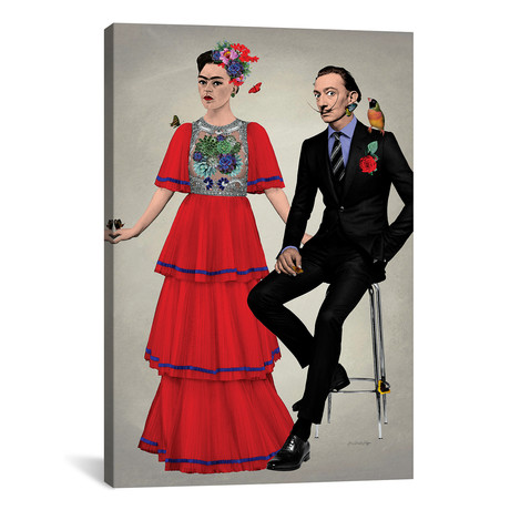 Frida & Dali (18"W x 26"H x 0.75"D)