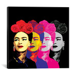 Fridas Black (18"W x 18"H x 0.75"D)