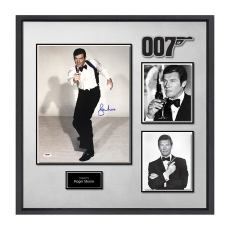 Signed Collage // Roger Moore