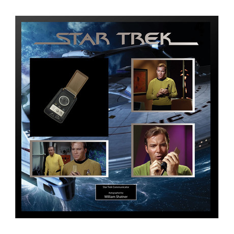Signed Communicator Collage // Star Trek