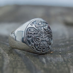 Native American Raven Ring // Silver (6)