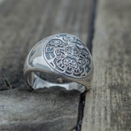 Native American Raven Ring // Silver (6)