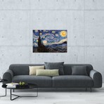 The Starry Night by Vincent van Gogh (12"H x 18"W x 1.5"D)