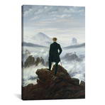 The Wanderer above the Sea of Fog, 1818 // Caspar David Friedrich (26"W x 40"H x 1.5"D)