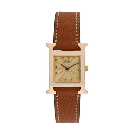 Hermes H Watch Quartz // HH1.201 // Pre-Owned