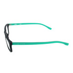 Men's 765-RJR Optical Frames // Matte Black + Metalized Green (55-16-145)