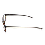 Men's 877-P0I Optical Frames // Dark Havana + Crystal