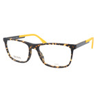 Men's 733-KD3 Optical Frames // Havana Spotted + Carbon Yellow