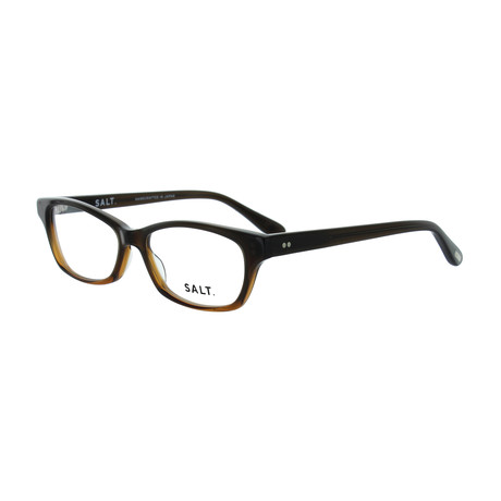 Women's Bre Rectangle Glasses // Tobacco Brown