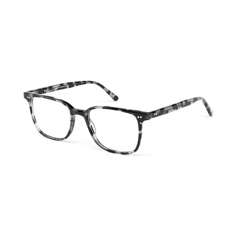 Unisex Carl Square Glasses // Onyx Grey