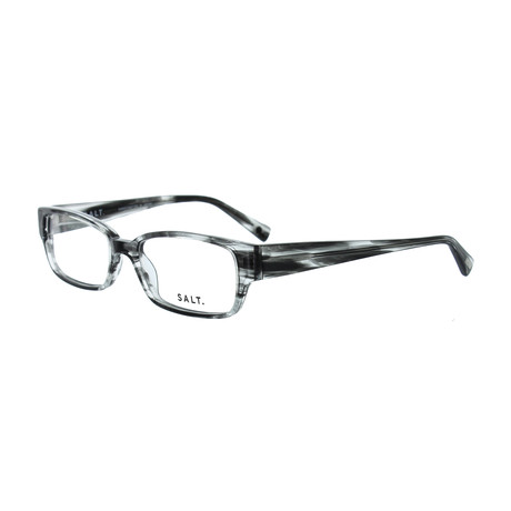 Men's Dirk Rectangle Glasses // Black Rain