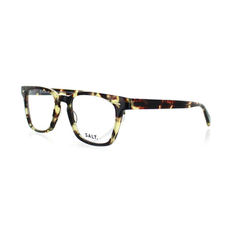 Unisex Novak Square Glasses // Black Vintage Tortoise