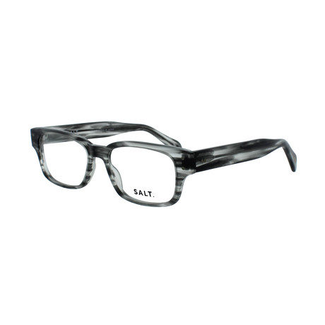 Men's Scott Square Glasses // Matte Black Rain