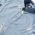 Tradewinds Regatta Short Sleeve Button-Up // Denim (XL)