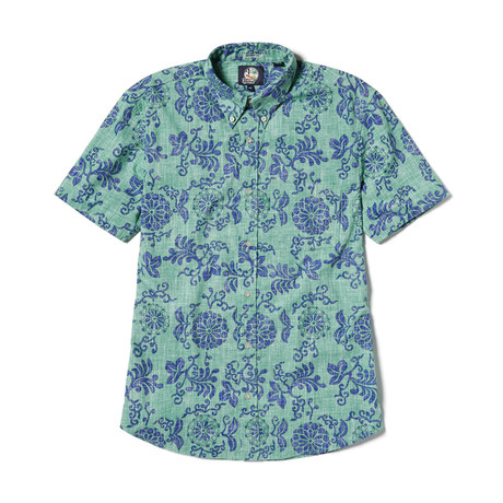 Royal Chrysanthemums Tailored // Mint (XS)