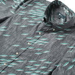 Fish Swarm Storm Tailored // Obsidian (2XL)