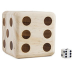 Giant Wooden Dice // Burned Pips