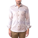 Jacquard Long Sleeve Shirt // Cream (3XL)
