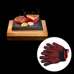 The SteakStones Sizzling Steak Plate // SafeHands Bundle