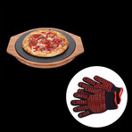 The SteakStones Pizza Stone // SafeHands Bundle