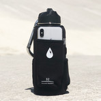 The Rushpack Bottle + Sleeve // 32oz (Black)