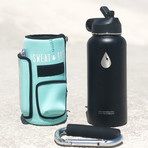 The Rushpack Bottle + Sleeve // 32oz (Black)