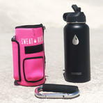 The Rushpack Bottle + Sleeve // 32oz (Black)