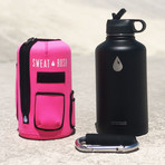 The Rushpack Bottle + Sleeve // 64oz (Pink)