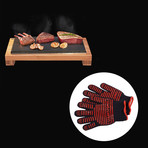 The SteakStones Raised Sharing Steak Plate // SafeHands Bundle