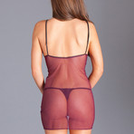 Fleur Chemise // Magenta (Small)