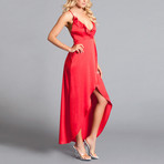 Asia Dress // Red (Small)