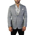 Descartes Chess Blazer // Gray + Blue (US: 44R)