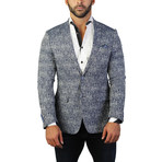 Descartes Embleme Blazer // Gray + Blue (US: 40R)