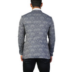 Descartes Embleme Blazer // Gray + Blue (US: 44R)