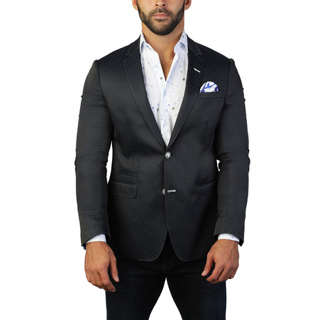 Socrate Diamond Line Blazer // Blue (US: 38R)