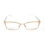 JC166 LT5 Optical Frames // Brown Glitter + White