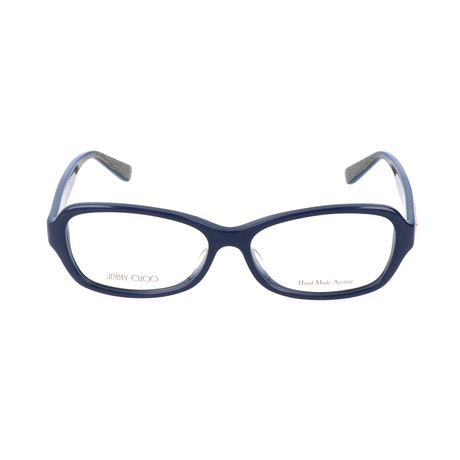 JC112-F EN9 Optical Frames // Blue Glitter + Gold