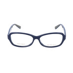 JC112-F EN9 Optical Frames // Blue Glitter + Gold