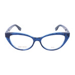 JC149 QA4 Optical Frames // Blue Glitter + Blue