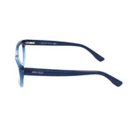 JC149 QA4 Optical Frames // Blue Glitter + Blue