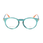 JC152 QAR Optical Frames // Green Glitter + Green